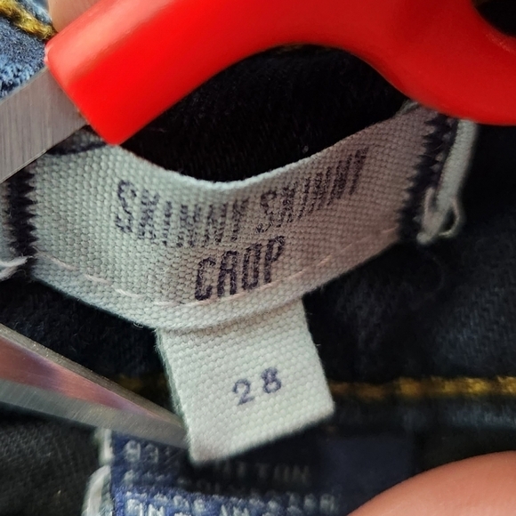 Madewell Skinny Skinny Crop Blue Denim Jeans Women's Size 28 - Picture 7 of 10